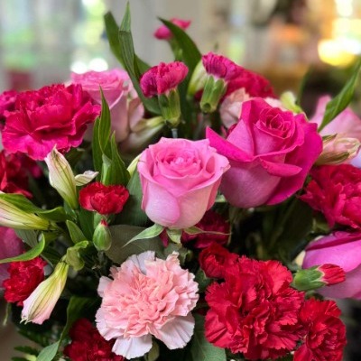 Blushing Romance Bouquet floral arrangement